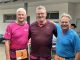 Jörg Hanne, Björn Bartels und Thomas Zahl (v.l.) beim Leinetal-Lauf in Alfeld.