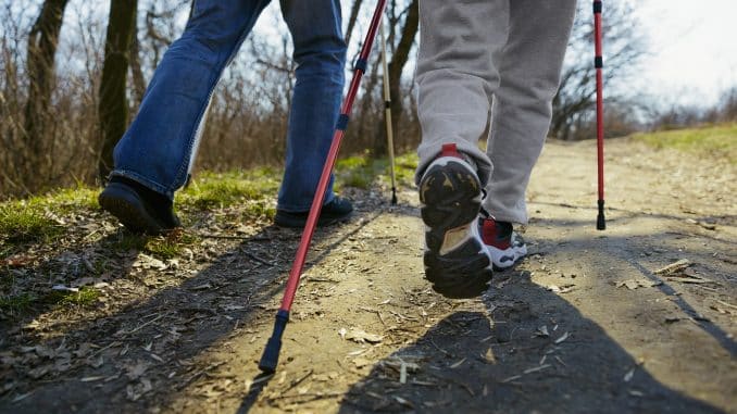 Travel and tourism. Family couple enjoying walk together