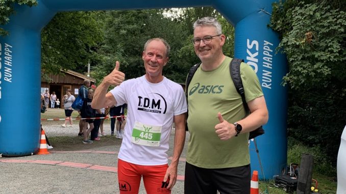 NETZ 19082024 TKJ-Lauftreff Bartels und Jahnke beim WisentRUN (Michael Jahnke und Björn Bartels)