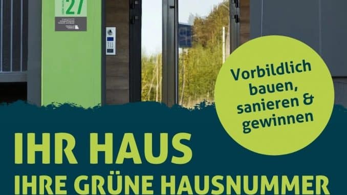 NETZ 08102024 Klimaschutzagentur Grüne Hausnummer bis 30.11.